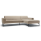 Īsā stūra, modulārs dīvāns PAUL (Chaiselongue 3seater)