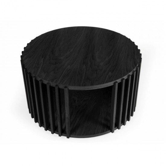 Drum kafijas galdiņš 2 krāsas (ozols vai melns)