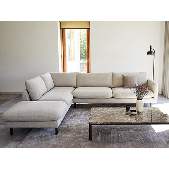 Atvērtā stūra dīvāns BOLZANO (3.5 seater + open end)