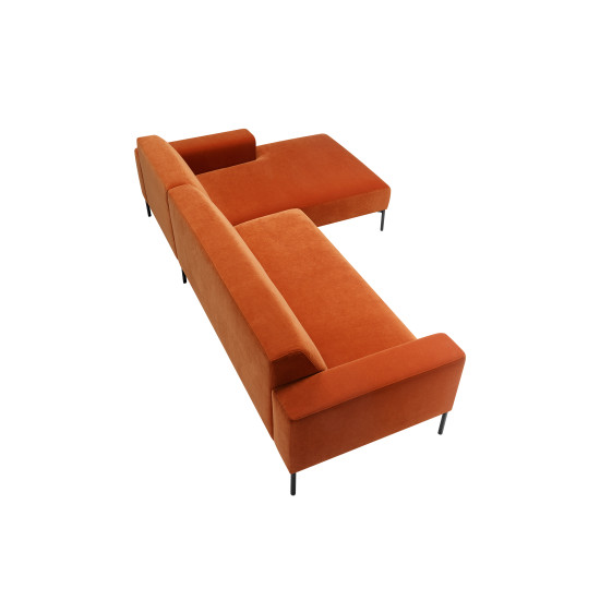 Īsā stūra, modulārs dīvāns PAUL (Chaiselongue 3seater)