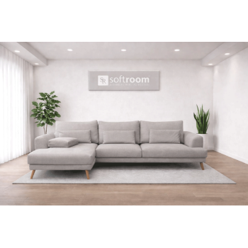 Stūra dīvāns COFFEE (Ekspozīcijas)