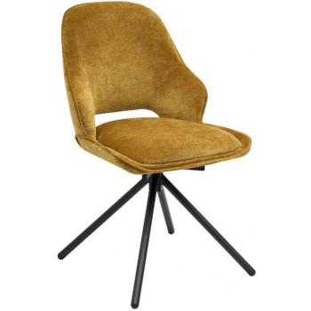Krēsls ADAM sinepju / grozāms