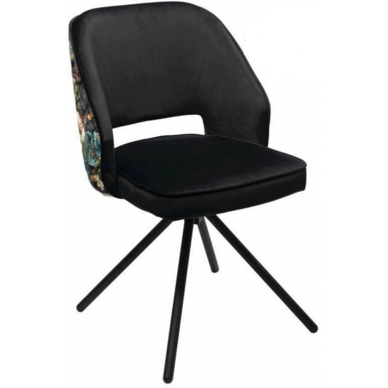 Krēsls ANDRE melns / grozāms