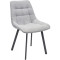 Krēsls CUSTO gaiši pelēks