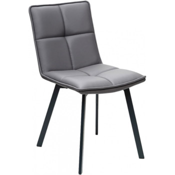 Krēsls LARS PU tumši pelēks