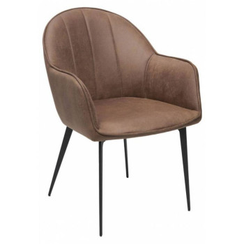 Krēsls LESTER tumši brūns