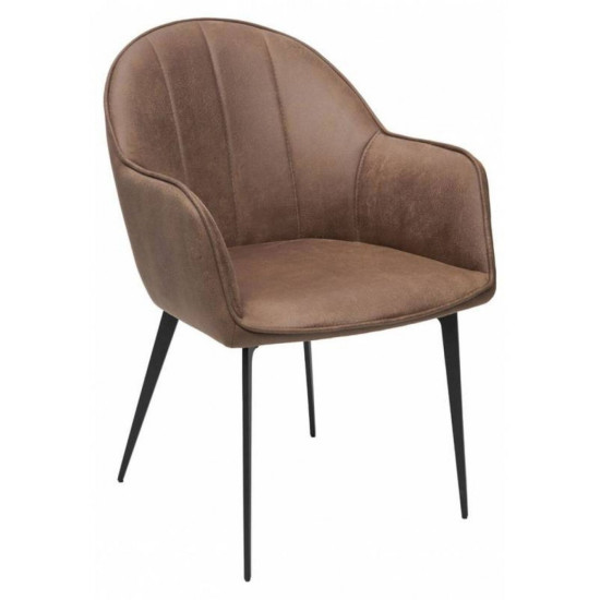 Krēsls LESTER tumši brūns