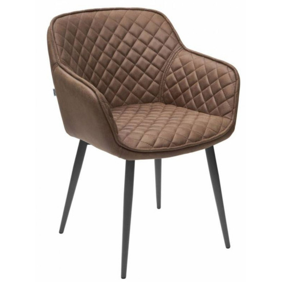 Krēsls LUCAS tumš brūns / grozāms