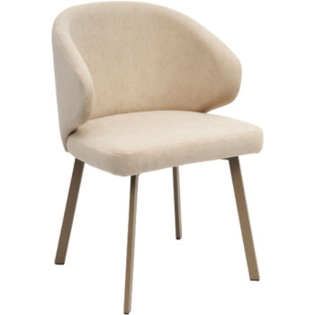 Krēsls MAKAO gaiši brūns / grozāms