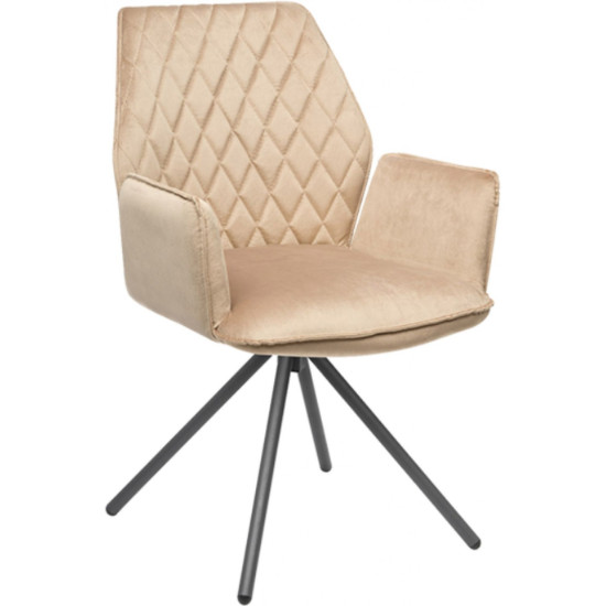 Krēsls MORIS gaiši brūns / grozāms