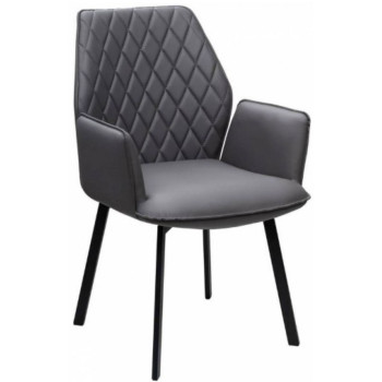 Krēsls MORIS tumši pelēks / grozāms