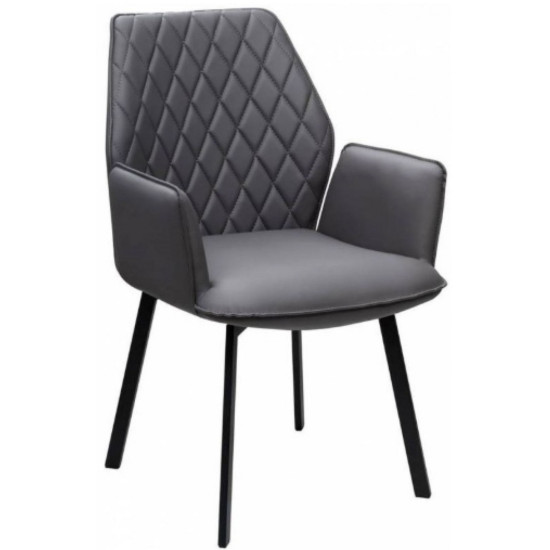 Krēsls MORIS tumši pelēks / grozāms