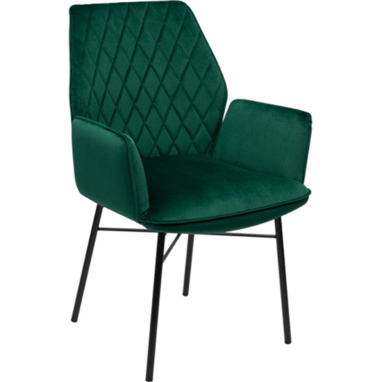 Krēsls MORIS tumši zaļš