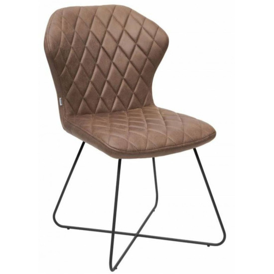 Krēsls RALF PU tumši brūns