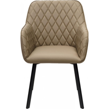 Krēsls TOMAS PU gaiši brūns / grozāms