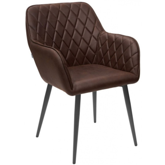 Krēsls TOMAS tumši brūns / grozāms