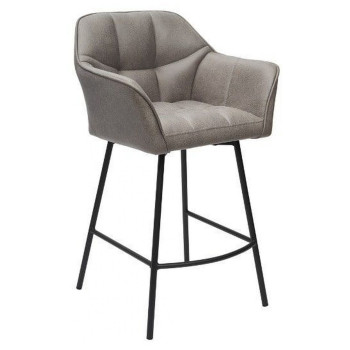 Pusbāra krēsls FRANK gaiši pelēks