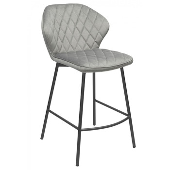 Pusbāra krēsls RALF gaiši pelēks