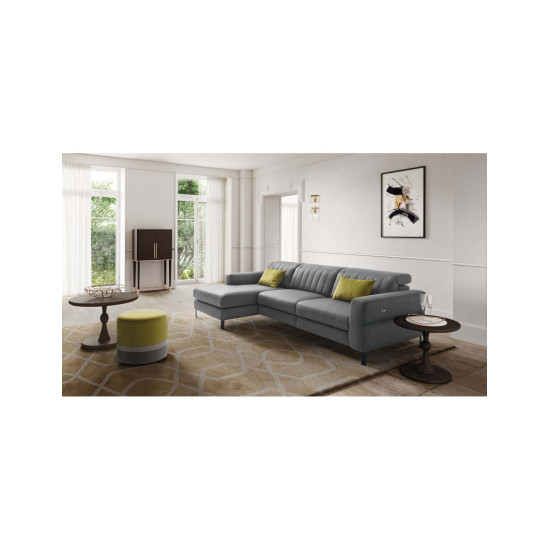 Stūra dīvāns EGON 271x158x102h (Ražots Itālijā)