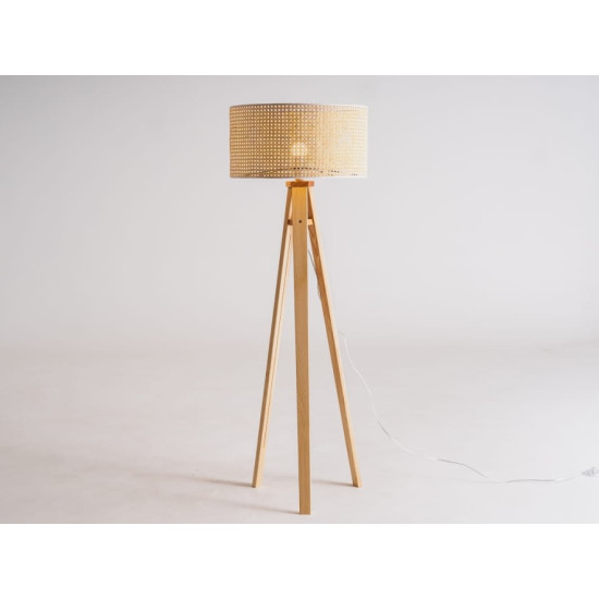 FLETE FLOOR stāvlampa 50x25 - dabiska FLETE FLOOR stāvlampa 50x25 - dabiska
