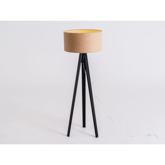 Stāvlampa MASALA JUTE FLOOR 50x30 - melna Stāvlampa MASALA JUTE FLOOR 50x30 - melna