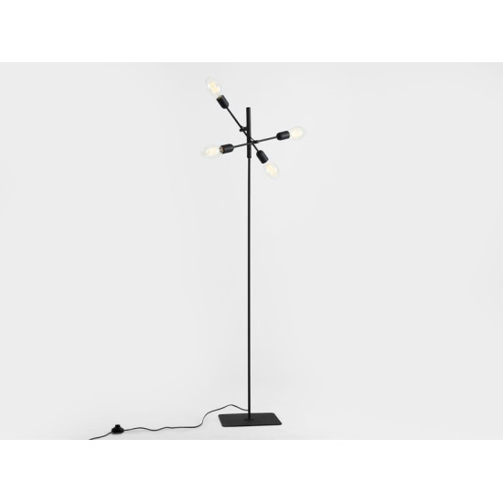 Stāvlampa TWIGO FLOOR 4 - melna Stāvlampa TWIGO FLOOR 4 - melna