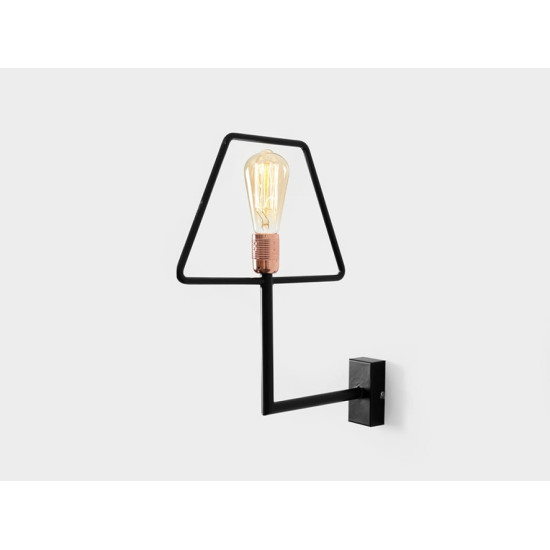 Sienas lampa FIRKANT WALL - melna Sienas lampa FIRKANT WALL - melna