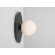 Sienas lampa SKIVA BALL S - melna Sienas lampa SKIVA BALL S - melna