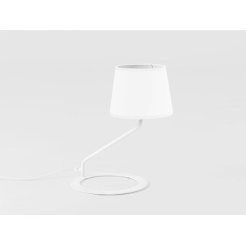 SHADE TABLE лампа с белым абажуром, белый