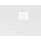 SHADE TABLE lampa - balts abažūrs, balta SHADE TABLE lampa - balts abažūrs, balta