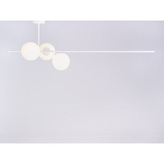 Piekaramā lampa BOBLER horizontāla - balta Piekaramā lampa BOBLER horizontāla - balta