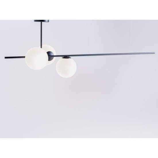 Piekaramā lampa BOBLER horizontāla - melna Piekaramā lampa BOBLER horizontāla - melna