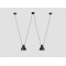Piekaramā lampa COBEN HANGMAN 2 - melns