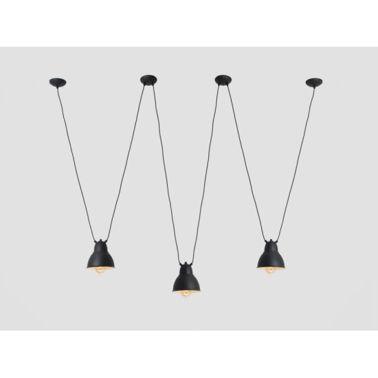 Piekaramā lampa COBEN HANGMAN 3 - melna Piekaramā lampa COBEN HANGMAN 3 - melna