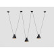 Piekaramā lampa COBEN HANGMAN 3 - melna Piekaramā lampa COBEN HANGMAN 3 - melna