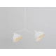 Piekaramā lampa COBEN TWO HEAD - balta Piekaramā lampa COBEN TWO HEAD - balta