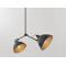 Piekaramā lampa COBEN TWO HEAD - melna