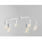 Piekaramā lampa CROSER 6 - balta