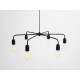 Piekaramā lampa CROSER 6 - melna Piekaramā lampa CROSER 6 - melna