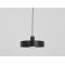 Piekaramā lampa FAY 1 L - melna