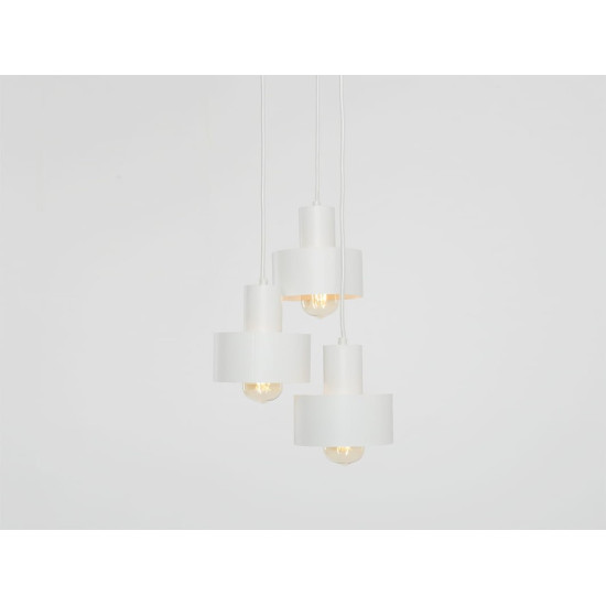 Piekaramā lampa FAY 3 - balta Piekaramā lampa FAY 3 - balta