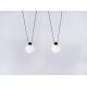 Piekaramā lampa GLASS HANGMAN 2 - melns Piekaramā lampa GLASS HANGMAN 2 - melns