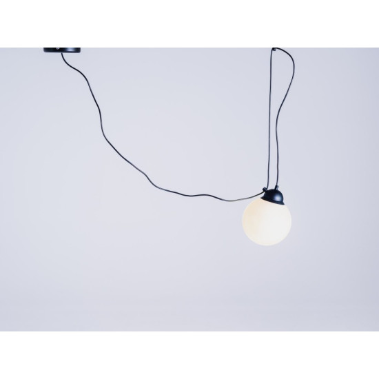 Piekaramā lampa GLASS M 1 - melna Piekaramā lampa GLASS M 1 - melna