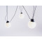 Piekaramā lampa GLASS M 3 - melna