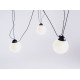 Piekaramā lampa GLASS M 3 - melna Piekaramā lampa GLASS M 3 - melna