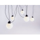 Piekaramā lampa GLASS M 5 - melna Piekaramā lampa GLASS M 5 - melna