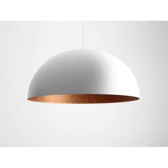 Piekaramā lampa LORD 90 - vara-balta Piekaramā lampa LORD 90 - vara-balta