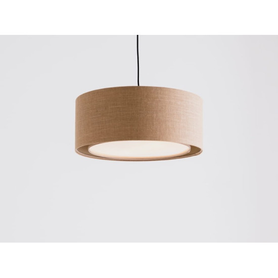 Piekaramā lampa MASALA JUTE 50x20 - melns Piekaramā lampa MASALA JUTE 50x20 - melns