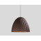 Piekaramā lampa PLISSART L - brūna/vara