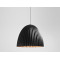 Piekaramā lampa PLISSART M - melna/vara